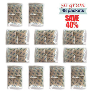 50 Gram Silica Gel (Total 48 packets) - Desiccants in Malaysia & Singapore | SilicaGelly