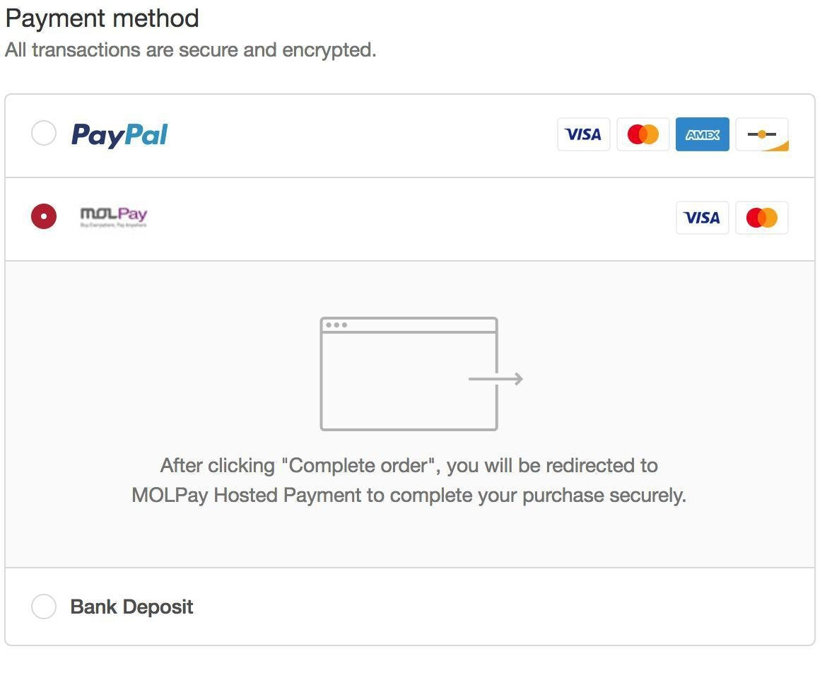 Checkout using MOLPay if you're in Malaysia | SilicaGelly | Silica Gel Desiccant