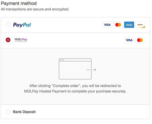 Checkout using MOLPay if you're in Malaysia | SilicaGelly | Silica Gel Desiccant